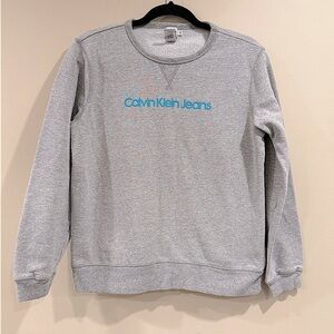 Calvin Klein Jeans Light Gray Crewneck Sweater